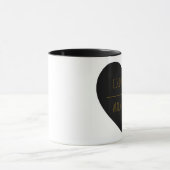 風邪は暖かいハートに11のozのマグを渡します マグカップ (中央)