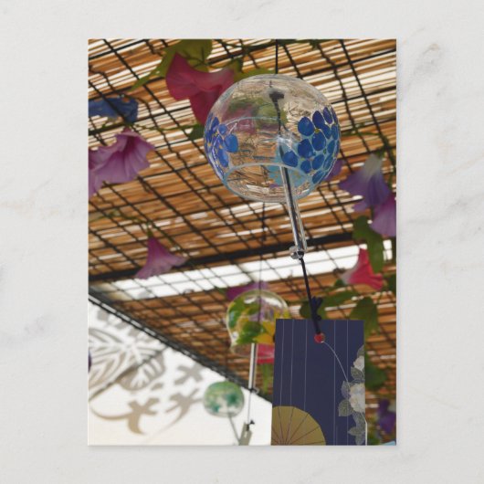 風鈴日本の（ふうりん） ポストカード (正面)