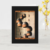 風鈴考えるの渦巻く『お前の』 カード (黄色い花)