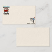 風防ガラス修理名刺 名刺 (正面/裏面)