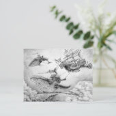 「風鯨」のはがき ポストカード (スタンド正面)