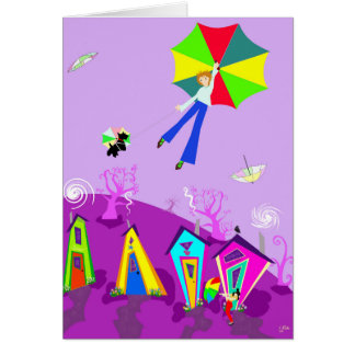 "風"の元のデジタル芸術カード、