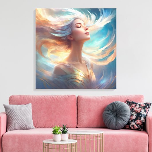 風 キャンバスプリント (インサイチュ (リビング))