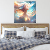 風 キャンバスプリント (インサイチュ (寝室))