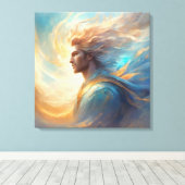 風 キャンバスプリント (インサイチュ (ウッドフロア))