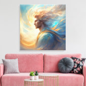 風 キャンバスプリント (インサイチュ (リビング))