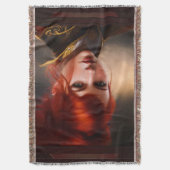 風AIコンセプトアートの愛人Xzendor7 スローブランケット (正面縦)