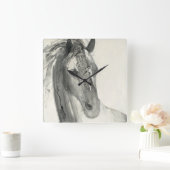 風I スクエア壁時計 (ホーム)