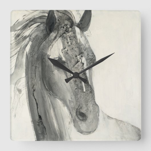 風I スクエア壁時計 (正面)