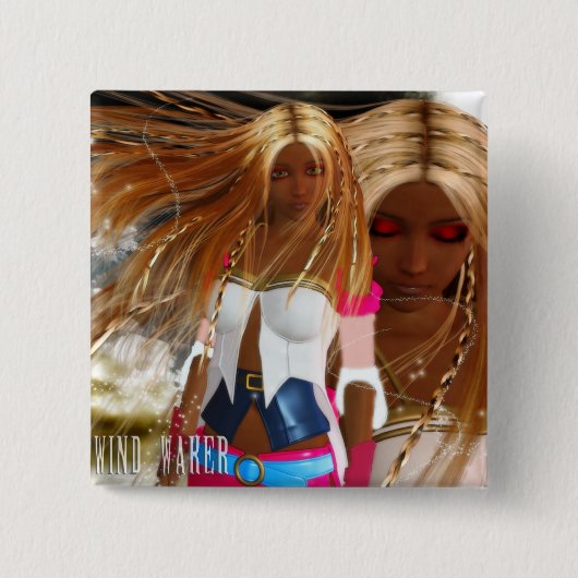 風Waker: 代理 缶バッジ (正面)