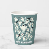 飛おもしろい行中にゴーストされた幽霊 紙コップ (正面)