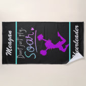 飛ばすなソーア！ガールズチアリーティング ビーチタオル (正面)