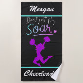 飛ばすなソーア！ガールズチアリーティング ビーチタオル (正面)