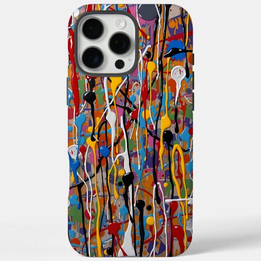飛びカラフル散り Case-Mate iPhoneケース (裏面)