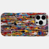 飛びカラフル散り Case-Mate iPhoneケース (裏面 (横))