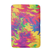 飛びサイケデリック散り…... バスマット (正面縦)