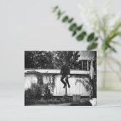 飛びビクトリアン跳ぶ男 ポストカード (スタンド正面)