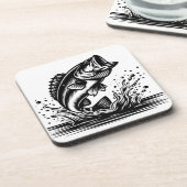 飛び出すベースのコースター[セット6] コースター (左側)