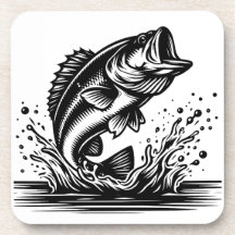 飛び出すベースのコースター[セット6]