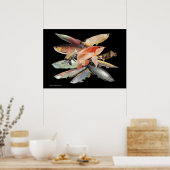 飛び出す大型熱帯魚たち,N0.01 ポスター (キッチン)