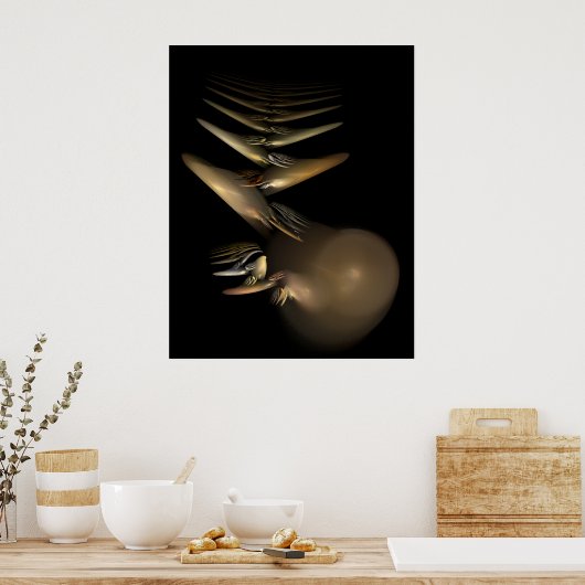 「飛び出す」 ポスター (キッチン)