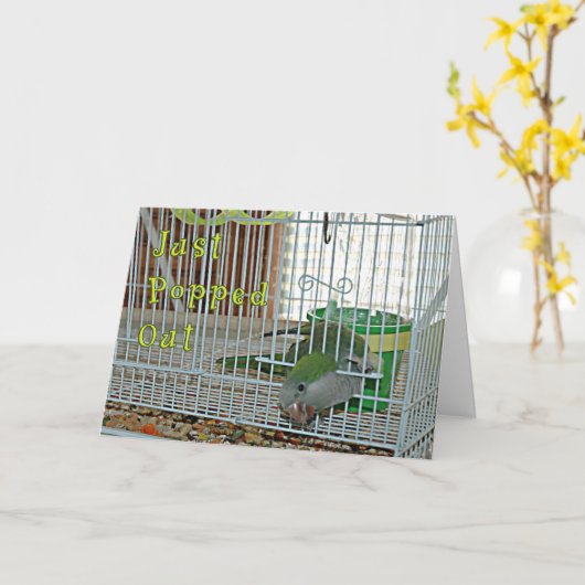 飛び出られる カード (黄色い花)