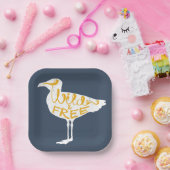 飛び回る |野生で自由 ペーパープレート (パーティー)