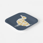 飛び回る |野生で自由 ペーパープレート (傾斜あり)