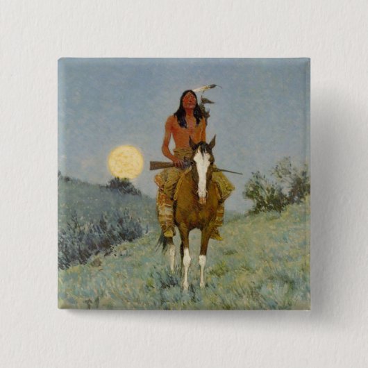 飛び地 缶バッジ (正面)