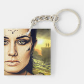 飛び地Keychain キーホルダー (裏面)