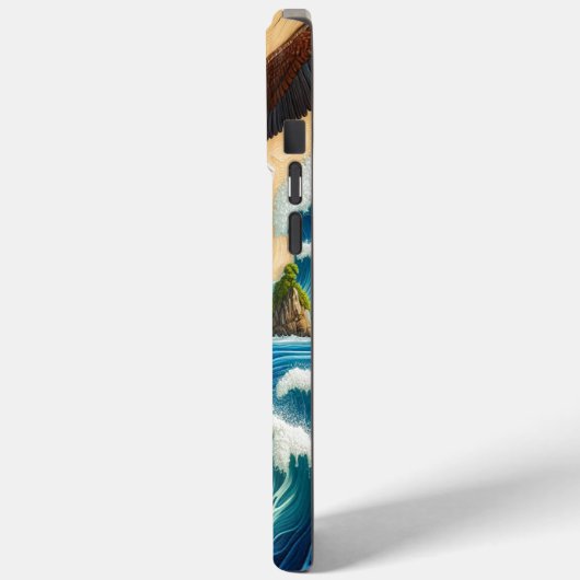 飛び威厳のある出る Case-Mate iPhoneケース (裏面 / 左)