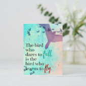 飛び学引用文 ポストカード (スタンド正面)