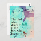 飛び学引用文 ポストカード (正面/裏面)