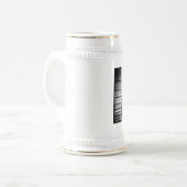 飛び戻る ビールジョッキ (正面左)