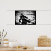 飛び戻る ポスター (キッチン)