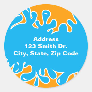 飛び散るおもしろい! ラウンドシール