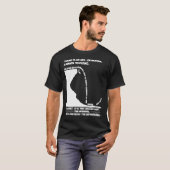 飛び方 (白) Tシャツ (正面フル)