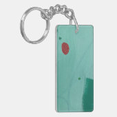 飛び桜のデザインのキーチェーン キーホルダー (正面左)