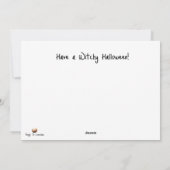 飛び立つ魔女たち ハロウィン シーズンカード (裏面)