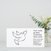 飛び立つ鳩の希望に満ちた鳥の簡単な絵画アート (スタンド正面)