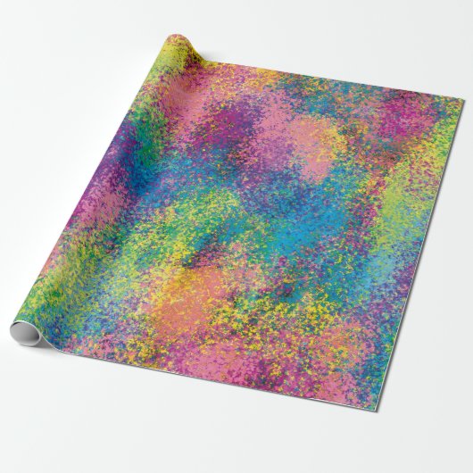 飛び絵を描跳ね。 ラッピングペーパー (アンロールド)