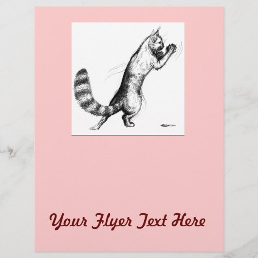 飛び跳ねる猫2 チラシ (正面)