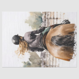 飛び跳ねる馬の切り離しを表示 薄葉紙