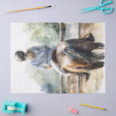 飛び跳ねる馬の切り離しを表示 薄葉紙 (クラフト)