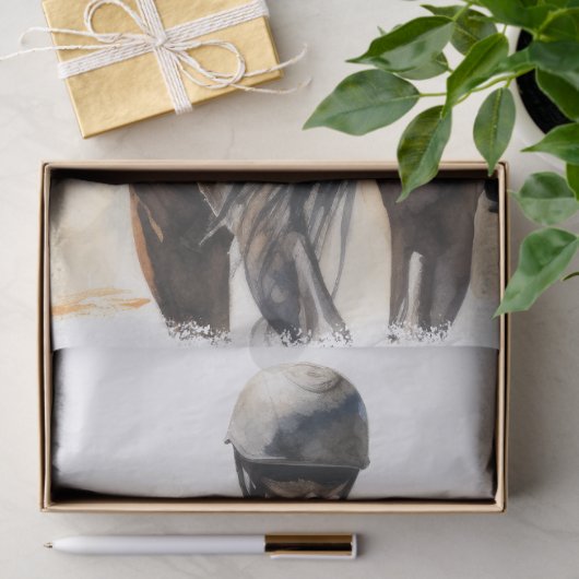 飛び跳ねる馬の切り離しを表示 薄葉紙 (ギフト)