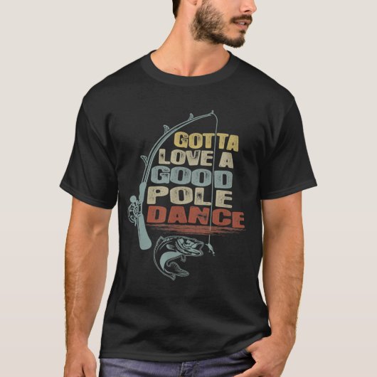 飛び跳ねる鯉の魚 Tシャツ (正面)