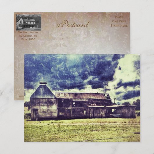 飛び跳ねる ポストカード (正面/裏面)