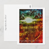 飛び跳ねる ポストカード (正面/裏面)