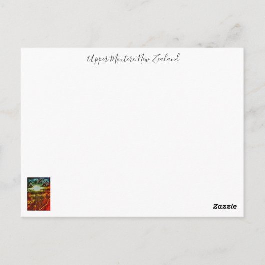 飛び跳ねる ポストカード (裏面)