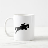 飛び跳ね走る馬 コーヒーマグカップ (左)